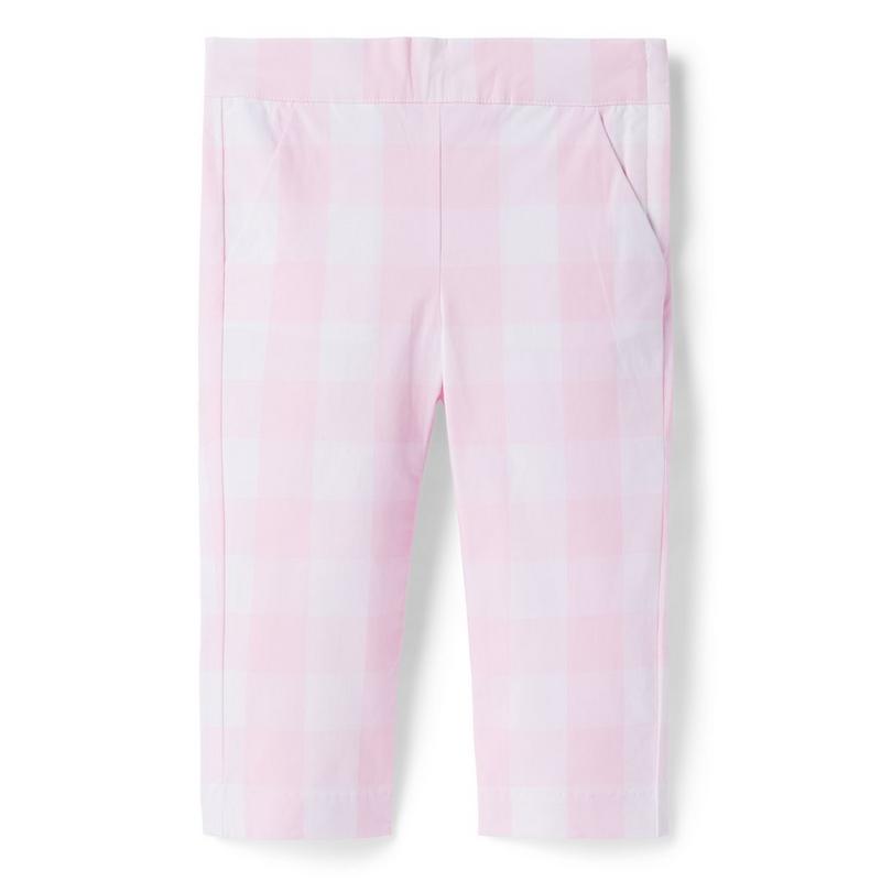 Gingham Canvas Pant - Janie And Jack